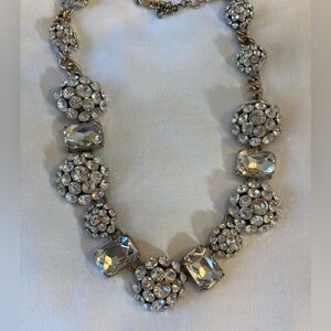 Banana Republic Bling Jeweled Sparkly Formal Bib Necklace